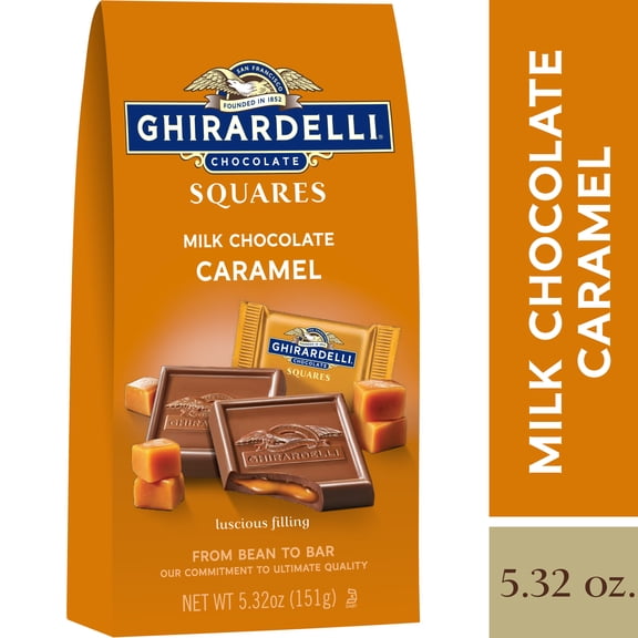 Chocolate con leche Ghirardelli Squares con relleno de caramelo 151 g