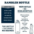 thumbnail image 2 of Botella YETI Rambler de 36 oz, aislada al vacío, acero inoxidable con tapa Chug, color lila cósmica, 2 of 5
