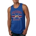 thumbnail image 1 of Wild Bobby City of Arizona Hockey Fantasy Fan Sports Men's Tank Top, Royal, 3X-Large, 1 of 5