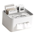 thumbnail image 1 of Caja De Pañuelos Multifuncional, Soporte Para Pañuelos Y Control Remoto, Servilletero Rectangular, Carrito De Almacenamiento De Papelería Para Sala De Estar, Oficina,, 1 of 7