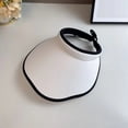 thumbnail image 2 of Gtoiithly Women Men Stylish Wide Brim Sun Hat Summer Outdoor UPF 50+ Sunshade Cap for Outdoor Activities White, 2 of 3