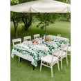 thumbnail image 4 of Outdoor Tablecloth with Umbrella Hole for Patio/Picnic/Party/Camping, Green Weeping Eucalyptus Waterproof Table Cloth Rectangle Table Cover Washable, Spring Summer Country Leaves (60"x 102"), 4 of 8