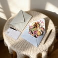thumbnail image 4 of C Pop Up Flower Greeting Card With Blank Envelope Paper Craft For Mom Day Graduation Birthday Get Well 5.91X4.53 Inch, 4 of 6