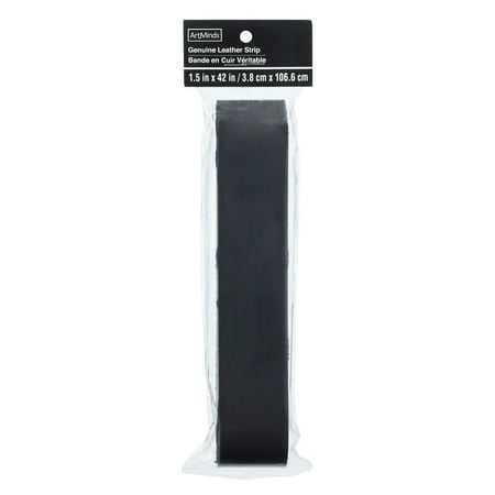 UPC: 0886946424441 | Black Genuine Leather Strip by ArtMinds™