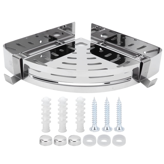 Accesorios de ducha de baño, estante de esquina de acero inoxidable 304, organizador de almacenamiento de cocina, Hardware de baño Ultra sensible