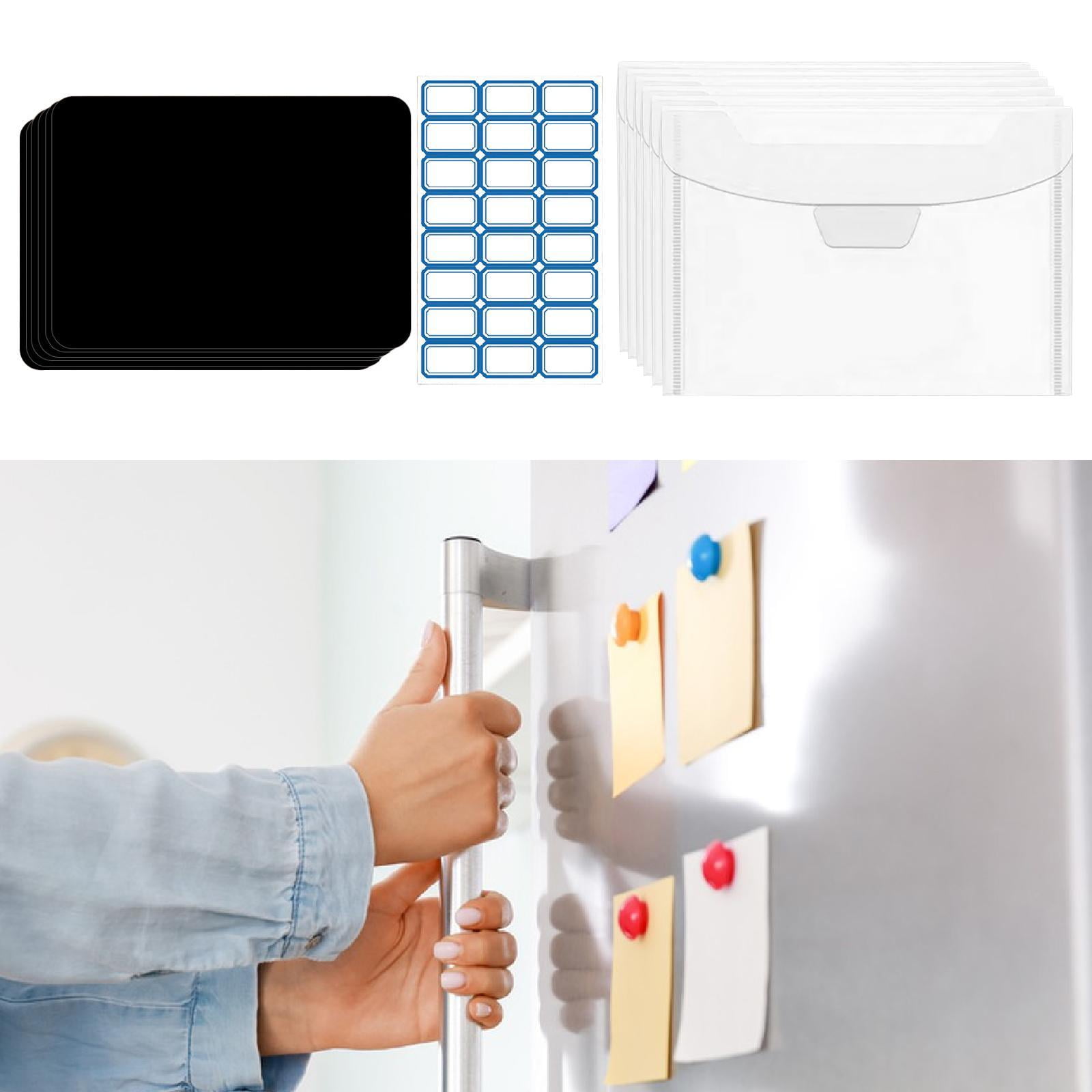 FVDPWYE Rubber Magnetic Sheets Gift Smooth with Storage Bag Paper Craft DIY Scrapbooking 6 Pieces Sheets