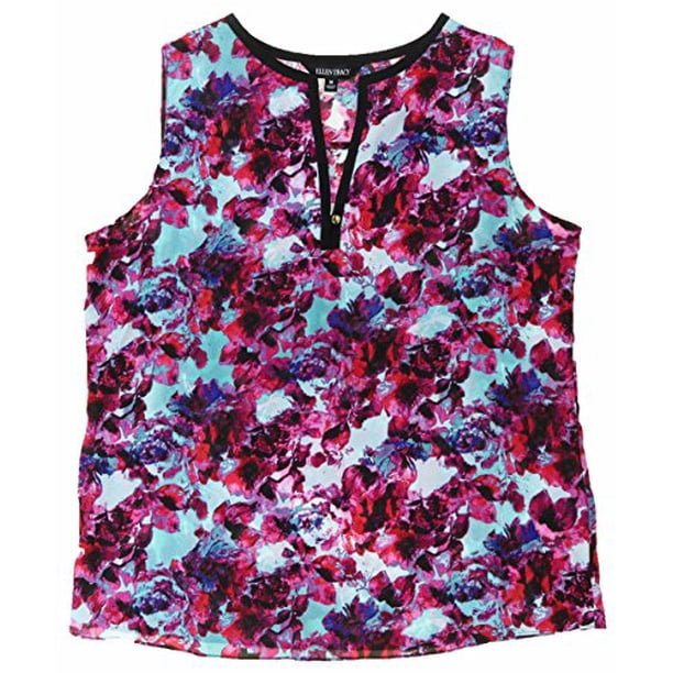 ellen tracy sleeveless blouse