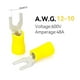 thumbnail image 5 of Conectores aislantes HKS para palas de horquilla, 120 unidades, amarillos, 12-10 AWG, 5 of 6