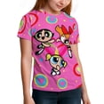 thumbnail image 6 of The Powerpuff Girls Kids Short Sleeve Tee Shirt Novelty Crewneck T-Shirts Unisex Summer Blouse Tops for Boys Girls 110CM, 6 of 8