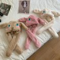 thumbnail image 2 of Sanrio-gorro de felpa con orejas móviles para niños, gorro de Airbag de conejo, protección para los oídos, cálido, regalo de invierno, lindo Anime, Cinnamoroll, pareja LIUWENJING unisex, 2 of 2