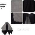 thumbnail image 3 of WHAMVOX Simple Shawl Wraps For Women Warm Poncho Imitated Wool 1Pcs Warmth, 3 of 8