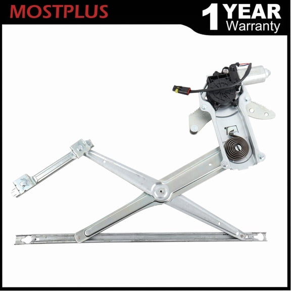 MOSTPLUS Passenger Front Window Regulator & Motor for 1994-2001 Dodge Ram 1500 /2500/3500