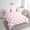White Pink, variant on Erosebridal Buffalo Plaid Bed in a Bag Full size,Geometric Grid Bed Set,Checkered Room Decorative,Reversible,Lightweight,7-Piece