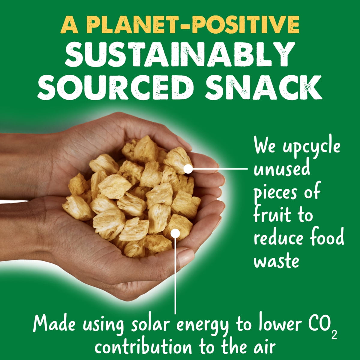 (2 pack) Dole Good Crunch Original Pineapple Bites, Made with All Natural Fruit, 1.4 oz