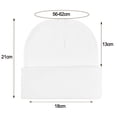 thumbnail image 2 of Unisex winter beanie solid color knitted hat Fisherman Outdoor Cold Proof earmuffs warm hat, 2 of 5