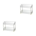 thumbnail image 3 of Maytalsory Bathroom And Sink Storage Cabinet Kitchen Kitchen Shelf Transparent Color Say Goodbye Cluttered Functional Solution Transparent color 2 2Set, 3 of 6