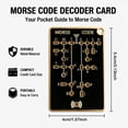 thumbnail image 3 of Morse Code Trainer Card Pro,Morse Code Gadget,Professional Pcb Style With Interactive Leds & Signal Buttons for Adult Morse Code Learning,Telegraph Practice & Encryption Training, 3 of 9