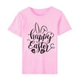 thumbnail image 4 of Patlollav Women Tees Under $10, Women's Round Neck Tops Printed T-Shirt Comfortable Short Sleeve Blouses for Easter, 4 of 6