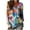 #299-Multicolor, variant on Craaazy Love Hearts Print Shirt for Women Cute Valentines Day Casual V Neck Long Sleeve Tshirts Gifts
