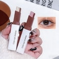 thumbnail image 3 of Two Color Eyeshadow Stick Dual Ended Shadow Pencil for Natural Gradient Eye Makeup, Velvet Matte and Shimmer Finish, Long Lasting Waterproof Smudge Proof, Easy Blend, 3 of 5