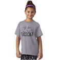thumbnail image 3 of TacoCat Spelled Backwards is Taco Cat Crewneck T Shirts Boy Girl Teen Brisco Brands XS, 3 of 6