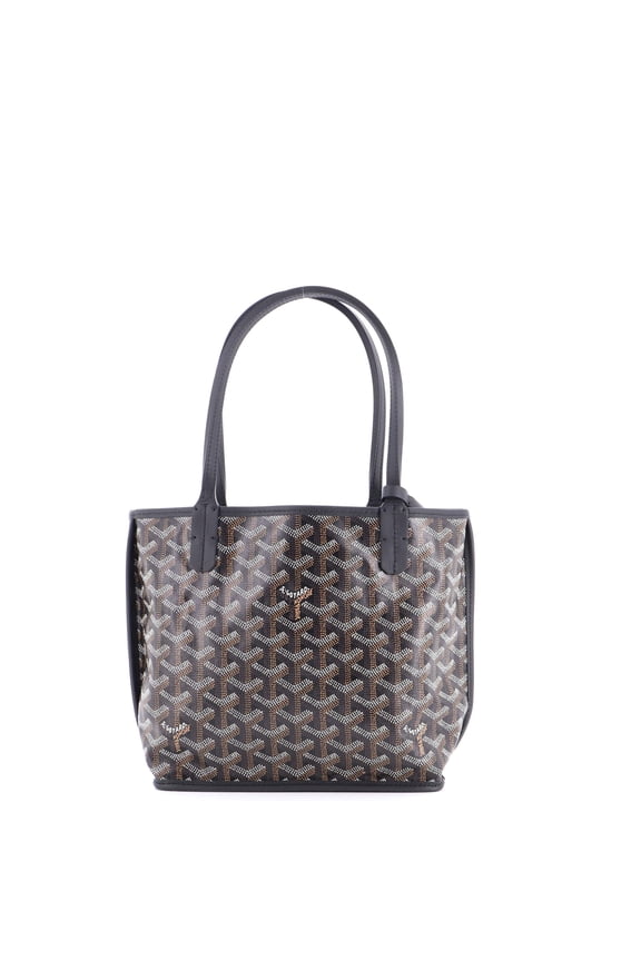 Pre-Owned Anjou Reversible Tote Coated Canvas Mini By Rebag