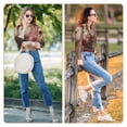 thumbnail image 7 of KLL Haired White Horse Print Women's Long Sleeve Pajamas with Pants Sleepwear Loungewear 2 Set-XX-Large, 7 of 7