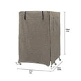 thumbnail image 4 of High Blackout Rate Bird Cage Cover, Breathable Design For Universal Use, Durable Fabric Waterproof Protector Covers In Brown (Extra Large Size), 4 of 4