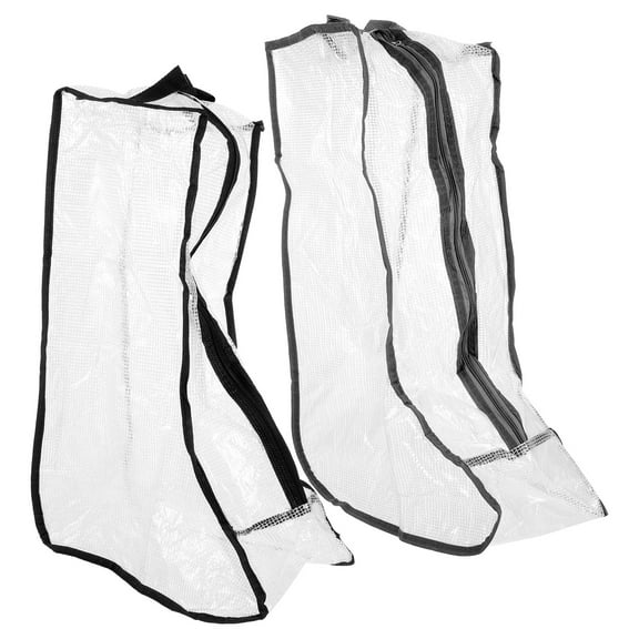 unbranded  2 Pcs Shoe Storage Bag Zipper Door Organizer Shoes Organizers Travel