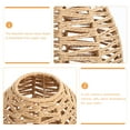 thumbnail image 4 of AURARMLET 1Pcs Lampshade Decorate Khaki Paper Rope for Homeowners Living Room Lighting, 4 of 4