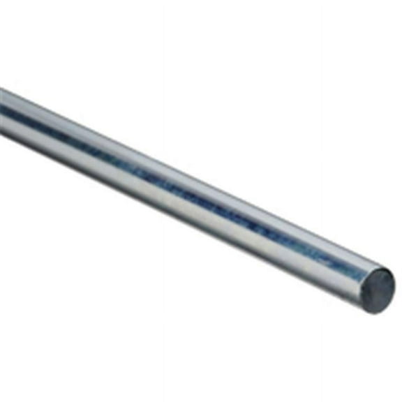 National Hardware 179820 3/4 in. x 36 in. Steel Smooth Rod, Zinc Plated