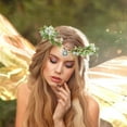 thumbnail image 4 of Fairy Headpiece for Women Renaissance Artificial Flower Headbands Accessories, 4 of 7