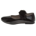 thumbnail image 3 of Kensie Girl Little Kids Ballerina Flats, Black Patent, 12, 3 of 8