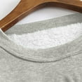 thumbnail image 5 of Long Sleeve Sweatshirt Skirt for Women Lined Crew Neck Solid Tops 2025 Fall Fashion Clothes Winter Pullover with Pockets Loungewear Tops (GY1, XL), 5 of 8