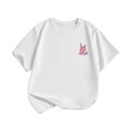 thumbnail image 5 of TOOYOU Boys Summer Graphic T Shirt Letter Print Short Sleeve Tee Cute Tops Size 11-12 Years White, 5 of 5