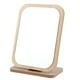 thumbnail image 1 of Espejo de tocador plegable con marco de madera para tocador, espejo de baño, estilo Jinwen Espejo de maquillaje, 1 of 8