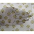 thumbnail image 4 of oneOone Viscose Chiffon Light Gray Fabric Floral & Flying Swan Block Craft Project Decor Fabric Printed By The Yard 42 Inches Wide, 4 of 4