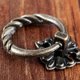 thumbnail image 5 of 5 unids / ajuste Anillo Perillas Tirón Antiguo Handle redondo de bronce 48 * 37mm Alloy de zinc con tornillo Accesorios de muebles Vintage Cajón de gabinete, 5 of 6