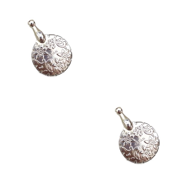 Naiovety Herramienta de recorte de hilo de Metal, recortadora de hilo, herramienta de costura portátil para principiantes, adultos, artesanos, regalos, Plata 2piezas Naiovety CBP212487