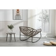 thumbnail image 7 of Oversized Rattan Rocking Chair for All | Great for Indoor and Outdoor Recreation | Meticulously Woven Rattan for Durability | Solves the Problem of Inadequate Seating for Everyone, 7 of 7