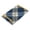 Plaid Navy Blue Beige, variant on Bath Accessories Sets Single Print Decorative Tray With Handle For Home Bathroom Bedroom Seafood Wine