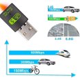 thumbnail image 1 of Usb Bluetooth Wifi Adapter para PC, Wireless Dongle 600mbps Dual Band 2.4g / 5.8g Usb Bluetooth Adapter Tarjeta de red Wifi Receptor para computadora portátil de escritorio Com LingWen 9024735438038, 1 of 2