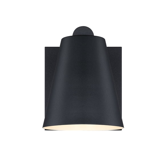 Designers Fountain D326M-7EW-BK Cedar Mist 8" Tall Outdoor Wall Sconce - Black