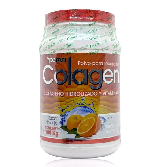 Colageno Hidrolizado 100% Puro Vit C Naranja 1.1 kg Ypenza