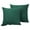 Green, variant on JingChun Throw Pillow Covers Decorative 15 X 15 Inches Pack of 2 Cozy Cloth Cushion Cases for Couch Sofa Bed Living Room Home
