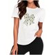 thumbnail image 1 of Mujeres Manga Corta de Verano Tops Día de San Valentín Impreso Cuello Redondo, Camisa de Moda Casual Blusa, 1 of 5