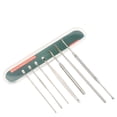 thumbnail image 1 of 7pcs/Set Ear Pick Ear Spoon Stainless steel earwax Steel Earwax Removal Tools Kit with Storage Box Silver Color, 1 of 9