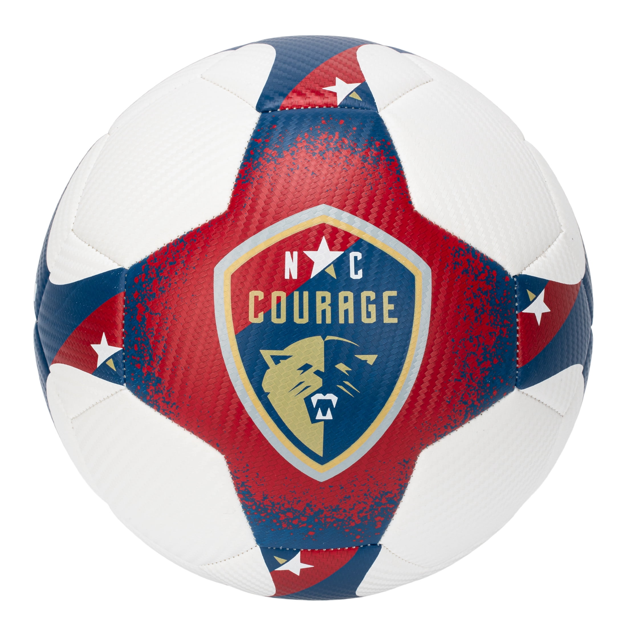Franklin Sports NWSL North Carolina Courage Soccer Ball - Official Size 5 Soccer Ball - Regulation Size + Weight Soccer Ball for Kids + Adults - Boys + Girls Soccer Ball - Air Pump Included
