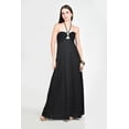 thumbnail image 1 of Vestido largo bicolor Roman Fashion /Juvenil, 06620 (Negro) negro G, 1 of 5