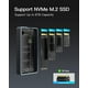 thumbnail image 5 of Carcasa SSD Inateck M.2 NVMe USB 4.0/Thunderbolt 4 de 40 Gbps, 5 of 8
